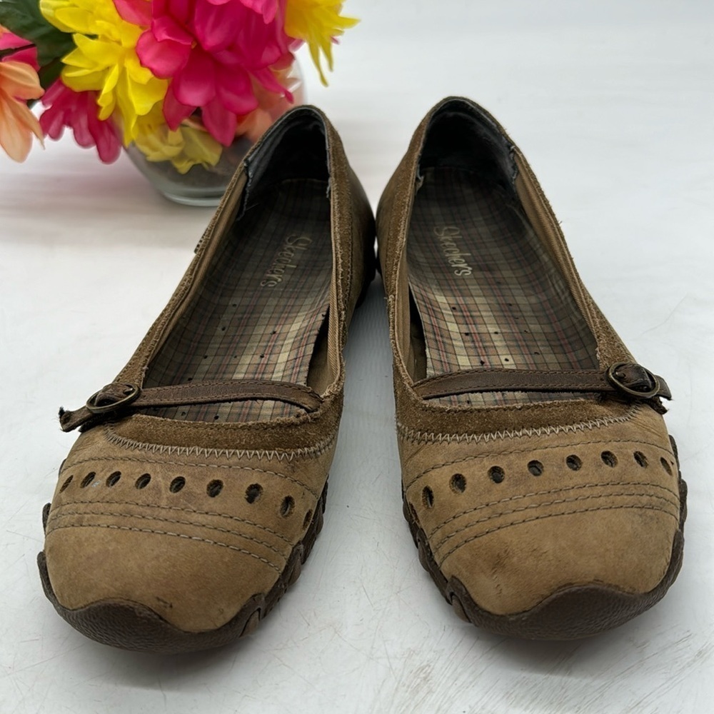 Skechers Brown Leather Flat Size 10 SKT5585